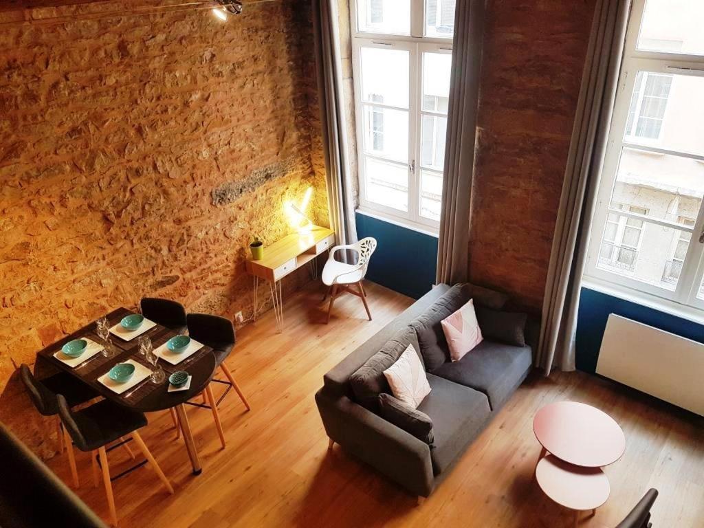 Charmant Appartement Style Canut Pentes Croix Rousse Lyon Bagian luar foto